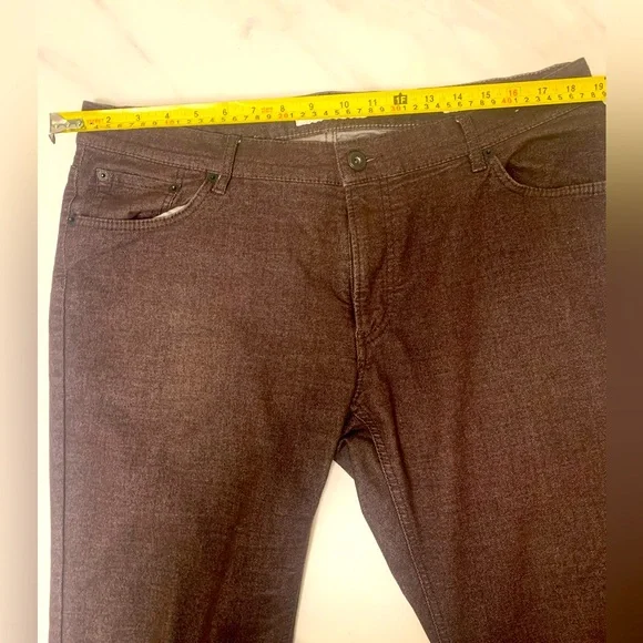 Stylish Brax Chuck Modern Feel Good Cotton/Poly Blend Men’s Brown Pant size XL - Picture 12 of 14